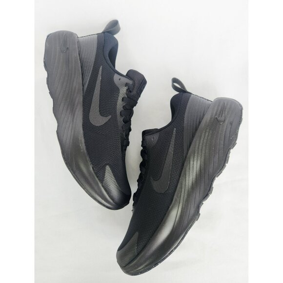 10 WOMEN'S NIKE PROMINA ALL TRIPLE BLACK FV6343-001 RUNNING SHOES - Picture 1 of 9